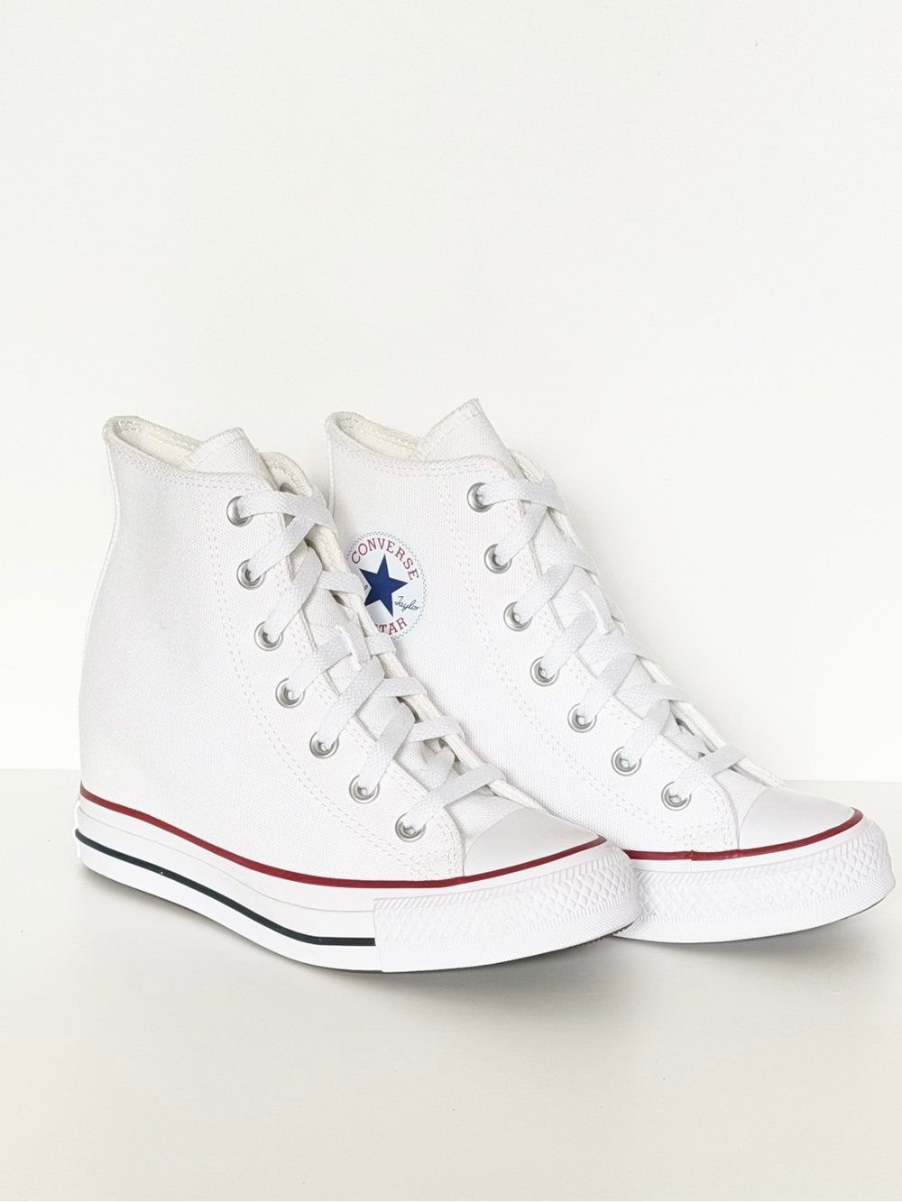 Converse Women's Chuck Taylor All Star Wedge Platform Sneakers Shoes US7 - Picture 2 of 6